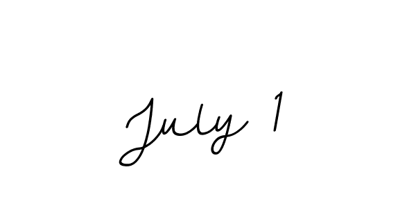 Make a beautiful signature design for name July 1. With this signature (BallpointsItalic-DORy9) style, you can create a handwritten signature for free. July 1 signature style 11 images and pictures png
