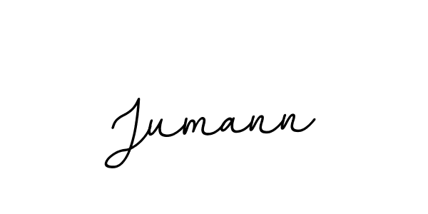 Make a beautiful signature design for name Jumann. With this signature (BallpointsItalic-DORy9) style, you can create a handwritten signature for free. Jumann signature style 11 images and pictures png