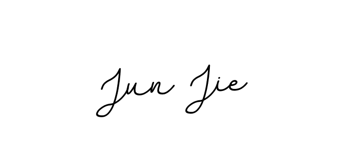 Check out images of Autograph of Jun Jie name. Actor Jun Jie Signature Style. BallpointsItalic-DORy9 is a professional sign style online. Jun Jie signature style 11 images and pictures png