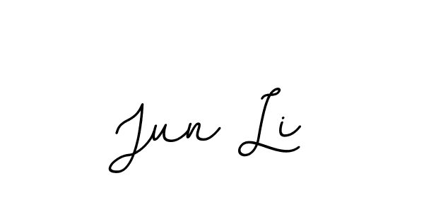 Design your own signature with our free online signature maker. With this signature software, you can create a handwritten (BallpointsItalic-DORy9) signature for name Jun Li. Jun Li signature style 11 images and pictures png