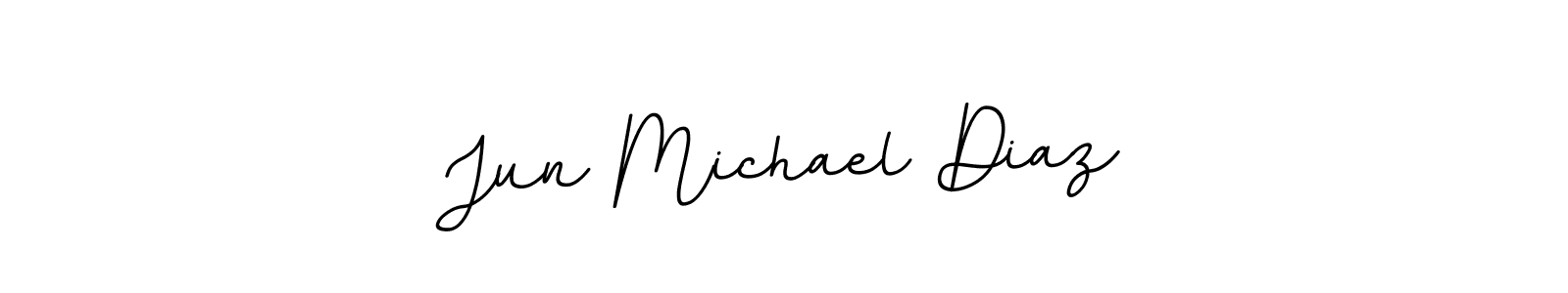 Also we have Jun Michael Diaz name is the best signature style. Create professional handwritten signature collection using BallpointsItalic-DORy9 autograph style. Jun Michael Diaz signature style 11 images and pictures png