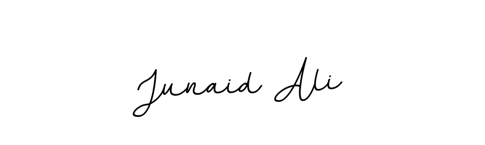 Make a beautiful signature design for name Junaid Ali. With this signature (BallpointsItalic-DORy9) style, you can create a handwritten signature for free. Junaid Ali signature style 11 images and pictures png