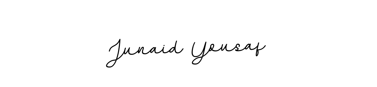 Design your own signature with our free online signature maker. With this signature software, you can create a handwritten (BallpointsItalic-DORy9) signature for name Junaid Yousaf. Junaid Yousaf signature style 11 images and pictures png
