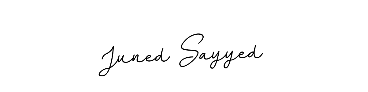 Also we have Juned Sayyed name is the best signature style. Create professional handwritten signature collection using BallpointsItalic-DORy9 autograph style. Juned Sayyed signature style 11 images and pictures png