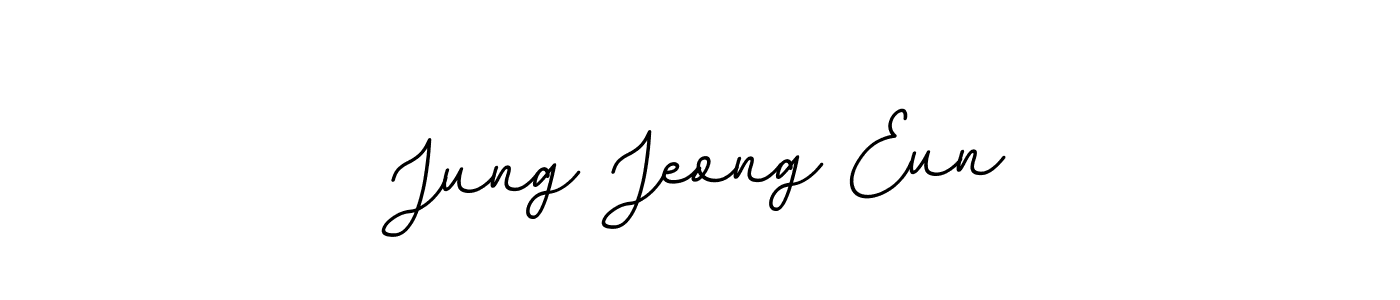 Make a beautiful signature design for name Jung Jeong Eun. With this signature (BallpointsItalic-DORy9) style, you can create a handwritten signature for free. Jung Jeong Eun signature style 11 images and pictures png