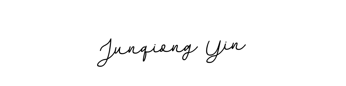 Make a beautiful signature design for name Junqiong Yin. Use this online signature maker to create a handwritten signature for free. Junqiong Yin signature style 11 images and pictures png