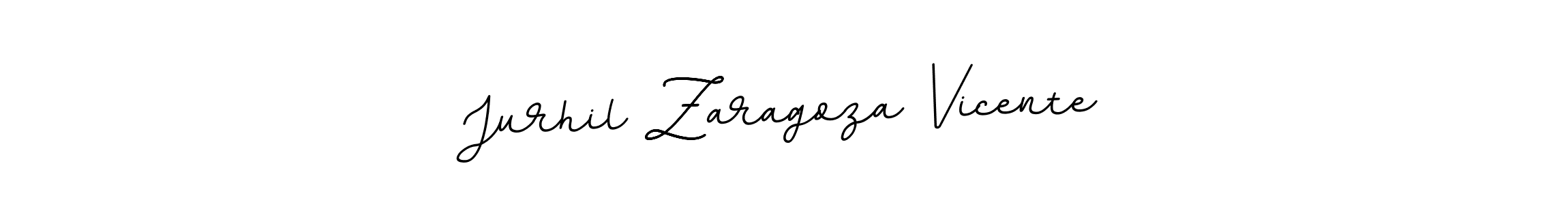 How to make Jurhil Zaragoza Vicente name signature. Use BallpointsItalic-DORy9 style for creating short signs online. This is the latest handwritten sign. Jurhil Zaragoza Vicente signature style 11 images and pictures png