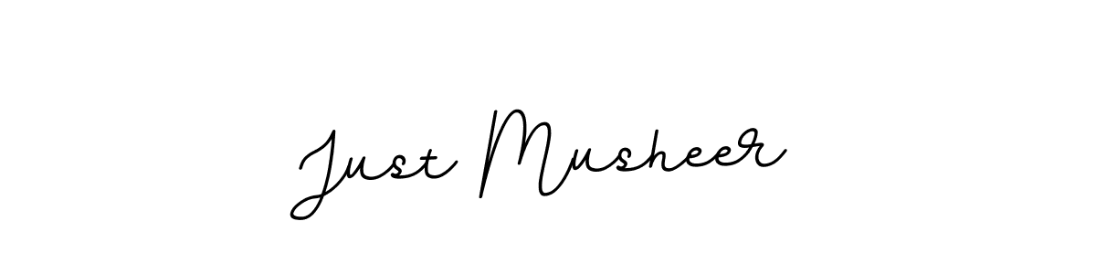 Use a signature maker to create a handwritten signature online. With this signature software, you can design (BallpointsItalic-DORy9) your own signature for name Just Musheer. Just Musheer signature style 11 images and pictures png