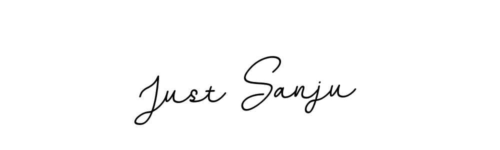 Just Sanju stylish signature style. Best Handwritten Sign (BallpointsItalic-DORy9) for my name. Handwritten Signature Collection Ideas for my name Just Sanju. Just Sanju signature style 11 images and pictures png