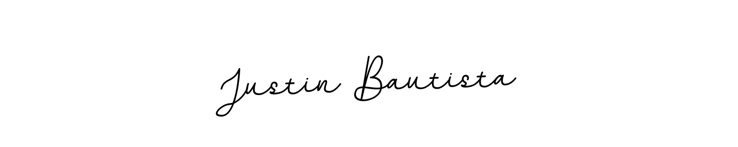 Make a beautiful signature design for name Justin Bautista. With this signature (BallpointsItalic-DORy9) style, you can create a handwritten signature for free. Justin Bautista signature style 11 images and pictures png