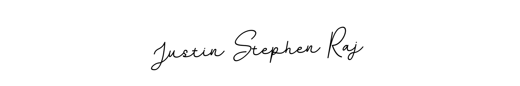 Create a beautiful signature design for name Justin Stephen Raj. With this signature (BallpointsItalic-DORy9) fonts, you can make a handwritten signature for free. Justin Stephen Raj signature style 11 images and pictures png