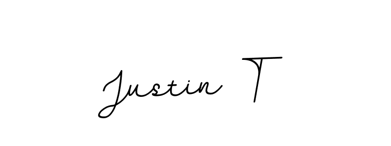 It looks lik you need a new signature style for name Justin T. Design unique handwritten (BallpointsItalic-DORy9) signature with our free signature maker in just a few clicks. Justin T signature style 11 images and pictures png