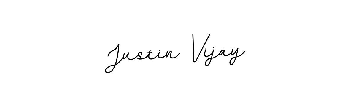 Create a beautiful signature design for name Justin Vijay. With this signature (BallpointsItalic-DORy9) fonts, you can make a handwritten signature for free. Justin Vijay signature style 11 images and pictures png