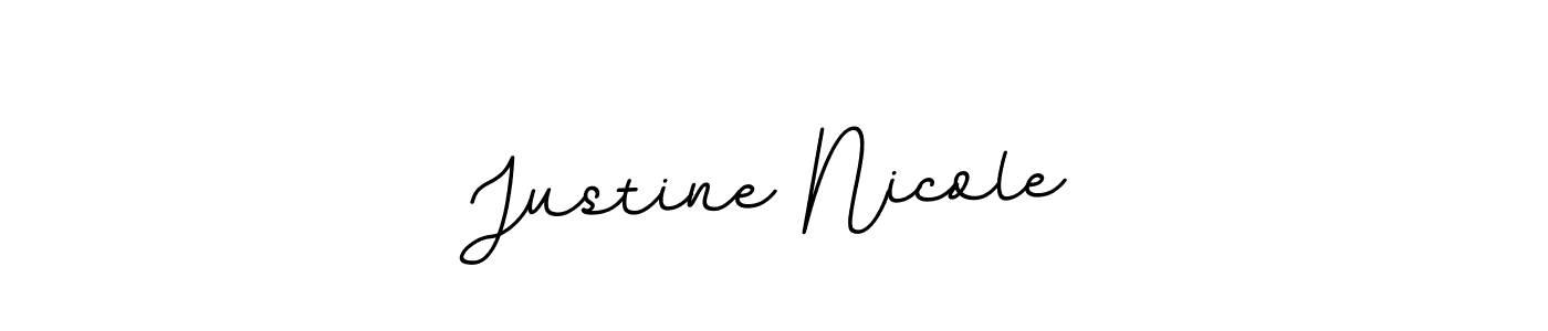 Make a short Justine Nicole signature style. Manage your documents anywhere anytime using BallpointsItalic-DORy9. Create and add eSignatures, submit forms, share and send files easily. Justine Nicole signature style 11 images and pictures png