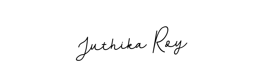 Design your own signature with our free online signature maker. With this signature software, you can create a handwritten (BallpointsItalic-DORy9) signature for name Juthika Roy. Juthika Roy signature style 11 images and pictures png