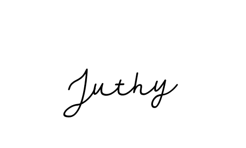 Juthy stylish signature style. Best Handwritten Sign (BallpointsItalic-DORy9) for my name. Handwritten Signature Collection Ideas for my name Juthy. Juthy signature style 11 images and pictures png