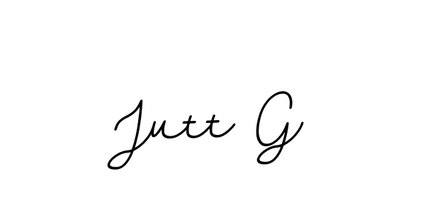 Use a signature maker to create a handwritten signature online. With this signature software, you can design (BallpointsItalic-DORy9) your own signature for name Jutt G. Jutt G signature style 11 images and pictures png