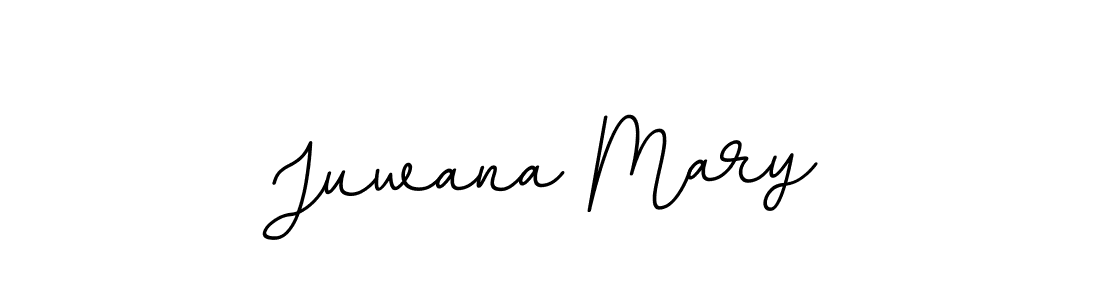 Design your own signature with our free online signature maker. With this signature software, you can create a handwritten (BallpointsItalic-DORy9) signature for name Juwana Mary. Juwana Mary signature style 11 images and pictures png
