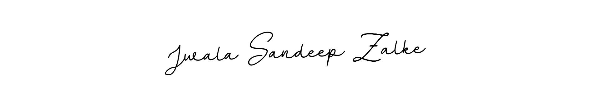 How to make Jwala Sandeep Zalke name signature. Use BallpointsItalic-DORy9 style for creating short signs online. This is the latest handwritten sign. Jwala Sandeep Zalke signature style 11 images and pictures png
