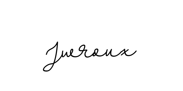 How to make Jwroux signature? BallpointsItalic-DORy9 is a professional autograph style. Create handwritten signature for Jwroux name. Jwroux signature style 11 images and pictures png