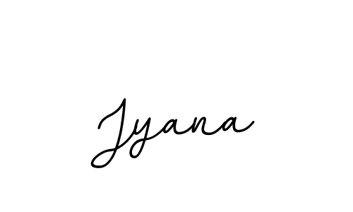 Design your own signature with our free online signature maker. With this signature software, you can create a handwritten (BallpointsItalic-DORy9) signature for name Jyana. Jyana signature style 11 images and pictures png