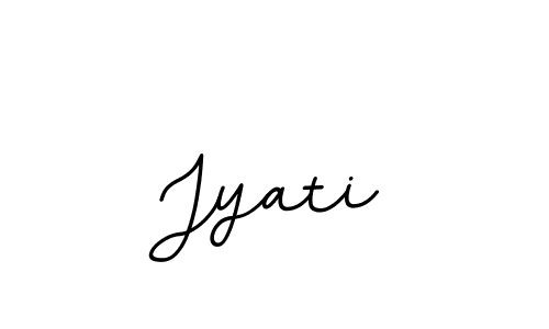 Create a beautiful signature design for name Jyati. With this signature (BallpointsItalic-DORy9) fonts, you can make a handwritten signature for free. Jyati signature style 11 images and pictures png