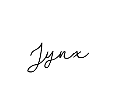 Use a signature maker to create a handwritten signature online. With this signature software, you can design (BallpointsItalic-DORy9) your own signature for name Jynx. Jynx signature style 11 images and pictures png