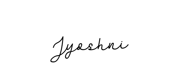 Jyoshni stylish signature style. Best Handwritten Sign (BallpointsItalic-DORy9) for my name. Handwritten Signature Collection Ideas for my name Jyoshni. Jyoshni signature style 11 images and pictures png