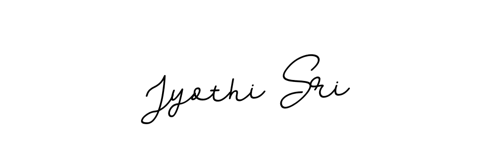 How to make Jyothi Sri name signature. Use BallpointsItalic-DORy9 style for creating short signs online. This is the latest handwritten sign. Jyothi Sri signature style 11 images and pictures png