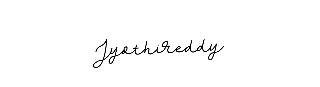 Make a beautiful signature design for name Jyothireddy. With this signature (BallpointsItalic-DORy9) style, you can create a handwritten signature for free. Jyothireddy signature style 11 images and pictures png
