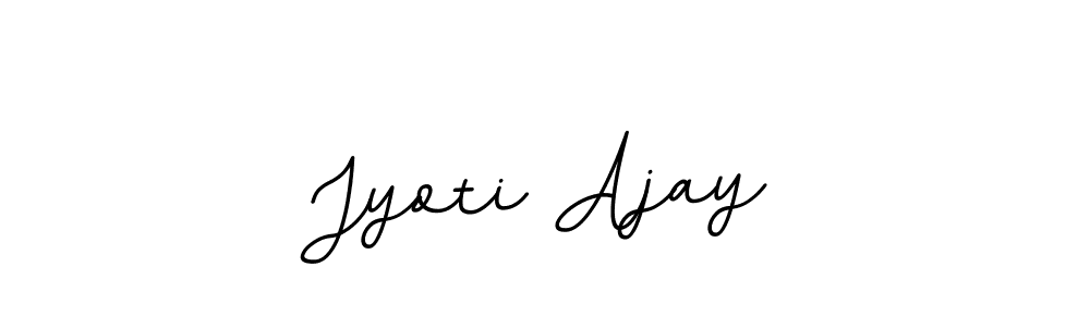 It looks lik you need a new signature style for name Jyoti Ajay. Design unique handwritten (BallpointsItalic-DORy9) signature with our free signature maker in just a few clicks. Jyoti Ajay signature style 11 images and pictures png