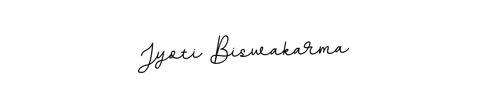 Use a signature maker to create a handwritten signature online. With this signature software, you can design (BallpointsItalic-DORy9) your own signature for name Jyoti Biswakarma. Jyoti Biswakarma signature style 11 images and pictures png