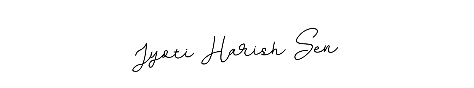 BallpointsItalic-DORy9 is a professional signature style that is perfect for those who want to add a touch of class to their signature. It is also a great choice for those who want to make their signature more unique. Get Jyoti Harish Sen name to fancy signature for free. Jyoti Harish Sen signature style 11 images and pictures png