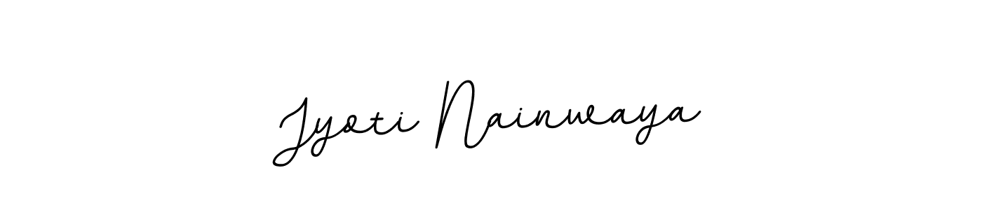 Check out images of Autograph of Jyoti Nainwaya name. Actor Jyoti Nainwaya Signature Style. BallpointsItalic-DORy9 is a professional sign style online. Jyoti Nainwaya signature style 11 images and pictures png