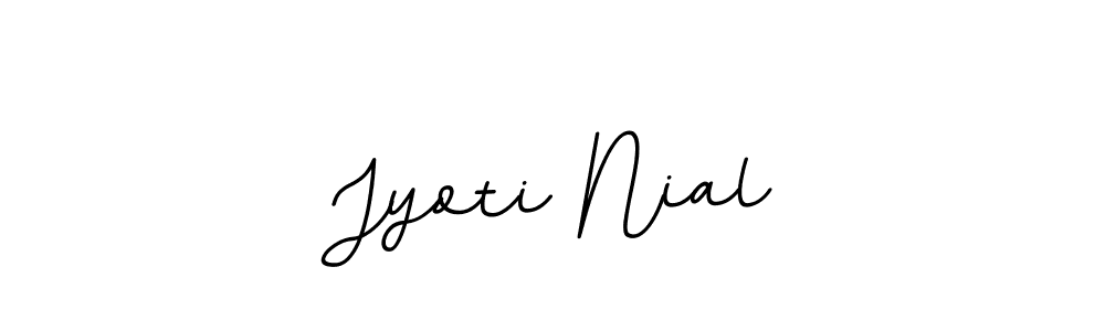 Use a signature maker to create a handwritten signature online. With this signature software, you can design (BallpointsItalic-DORy9) your own signature for name Jyoti Nial. Jyoti Nial signature style 11 images and pictures png