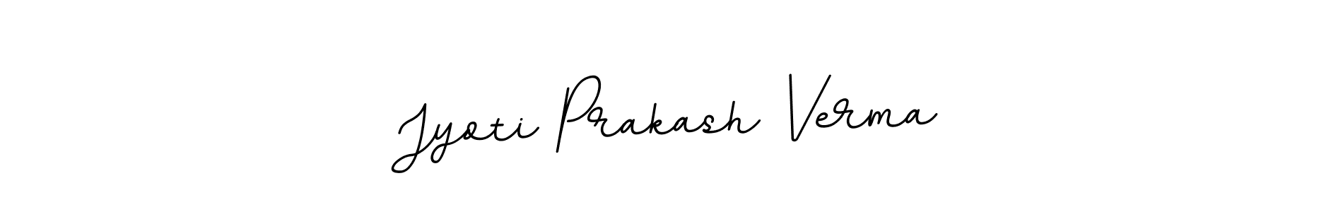 Create a beautiful signature design for name Jyoti Prakash Verma. With this signature (BallpointsItalic-DORy9) fonts, you can make a handwritten signature for free. Jyoti Prakash Verma signature style 11 images and pictures png