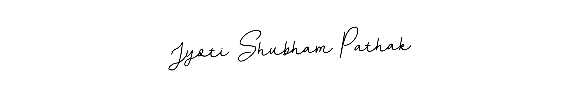 Design your own signature with our free online signature maker. With this signature software, you can create a handwritten (BallpointsItalic-DORy9) signature for name Jyoti Shubham Pathak. Jyoti Shubham Pathak signature style 11 images and pictures png