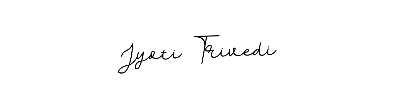 You should practise on your own different ways (BallpointsItalic-DORy9) to write your name (Jyoti Trivedi) in signature. don't let someone else do it for you. Jyoti Trivedi signature style 11 images and pictures png