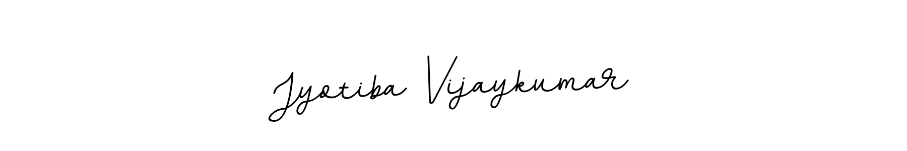 Create a beautiful signature design for name Jyotiba Vijaykumar. With this signature (BallpointsItalic-DORy9) fonts, you can make a handwritten signature for free. Jyotiba Vijaykumar signature style 11 images and pictures png
