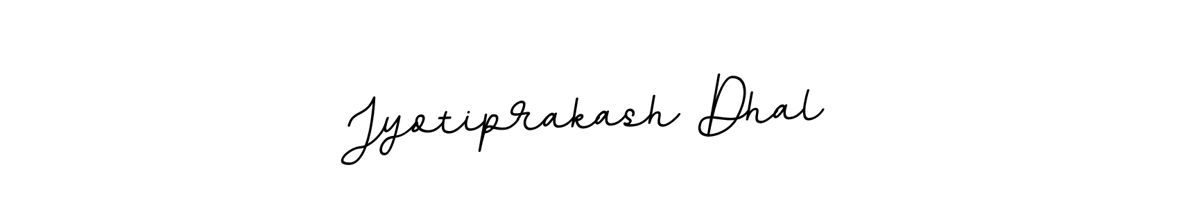 Use a signature maker to create a handwritten signature online. With this signature software, you can design (BallpointsItalic-DORy9) your own signature for name Jyotiprakash Dhal. Jyotiprakash Dhal signature style 11 images and pictures png