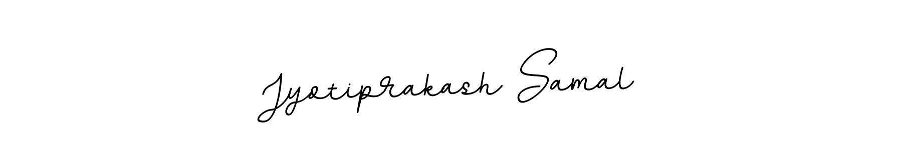 Make a beautiful signature design for name Jyotiprakash Samal. With this signature (BallpointsItalic-DORy9) style, you can create a handwritten signature for free. Jyotiprakash Samal signature style 11 images and pictures png