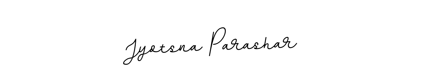 How to make Jyotsna Parashar name signature. Use BallpointsItalic-DORy9 style for creating short signs online. This is the latest handwritten sign. Jyotsna Parashar signature style 11 images and pictures png