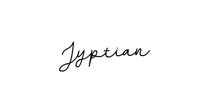 Use a signature maker to create a handwritten signature online. With this signature software, you can design (BallpointsItalic-DORy9) your own signature for name Jyptian. Jyptian signature style 11 images and pictures png