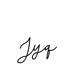 The best way (BallpointsItalic-DORy9) to make a short signature is to pick only two or three words in your name. The name Jyq include a total of six letters. For converting this name. Jyq signature style 11 images and pictures png