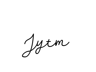 Use a signature maker to create a handwritten signature online. With this signature software, you can design (BallpointsItalic-DORy9) your own signature for name Jytm. Jytm signature style 11 images and pictures png