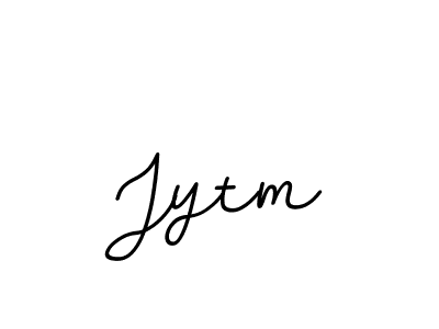 Use a signature maker to create a handwritten signature online. With this signature software, you can design (BallpointsItalic-DORy9) your own signature for name Jytm. Jytm signature style 11 images and pictures png