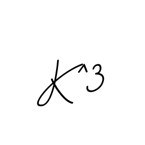 Create a beautiful signature design for name K^3. With this signature (BallpointsItalic-DORy9) fonts, you can make a handwritten signature for free. K^3 signature style 11 images and pictures png