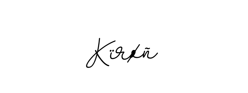 How to make Kïrøñ name signature. Use BallpointsItalic-DORy9 style for creating short signs online. This is the latest handwritten sign. Kïrøñ signature style 11 images and pictures png