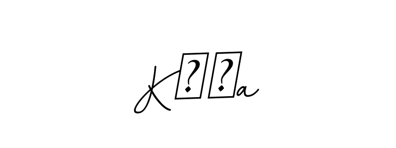 Use a signature maker to create a handwritten signature online. With this signature software, you can design (BallpointsItalic-DORy9) your own signature for name K❤️a. K❤️a signature style 11 images and pictures png