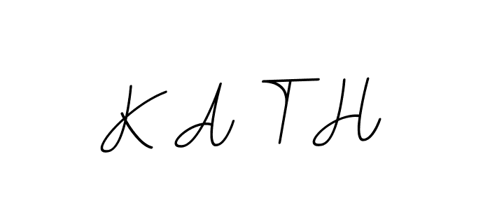 Create a beautiful signature design for name K A T H. With this signature (BallpointsItalic-DORy9) fonts, you can make a handwritten signature for free. K A T H signature style 11 images and pictures png